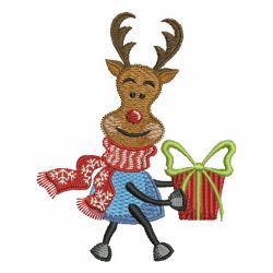 Christmas Reindeer 04 machine embroidery designs