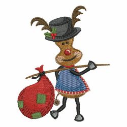 Christmas Reindeer 06 machine embroidery designs
