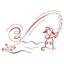 Fishing Outlines 07(Sm) machine embroidery designs