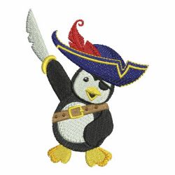 Pirate Penguins 03 machine embroidery designs