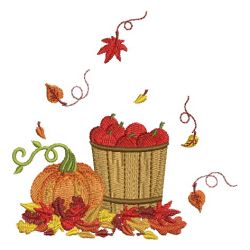 Fall Greetings 04 machine embroidery designs
