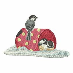 Winter Chickadee 06 machine embroidery designs