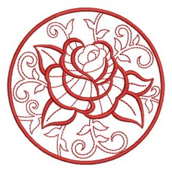 Redwork Roses 3 04(Lg) machine embroidery designs