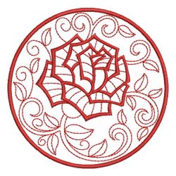Redwork Roses 3 05(Lg) machine embroidery designs