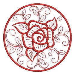 Redwork Roses 3 08(Lg) machine embroidery designs
