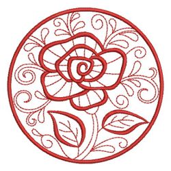 Redwork Roses 3 10(Lg)