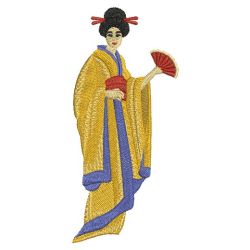 Geisha 03 machine embroidery designs