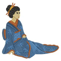 Geisha 04 machine embroidery designs