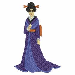 Geisha 06 machine embroidery designs