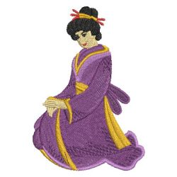 Geisha 09 machine embroidery designs