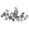 Blackwork Curly Butterfly 10(Sm)