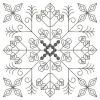 Blackwork Quilt Blocks 10(Sm)