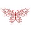 Redwork Floral Butterflies 06(Md)