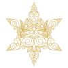 Redwork Floral Stars 05(Md)