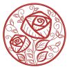 Redwork Roses 3 02(Sm)