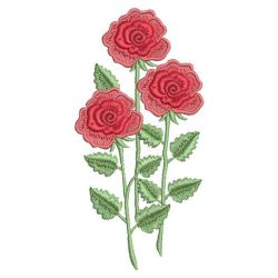 Red Roses 03(Sm) machine embroidery designs