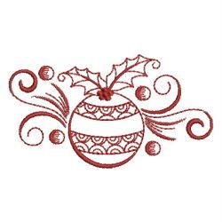 Redwork Christmas Bells 04 machine embroidery designs