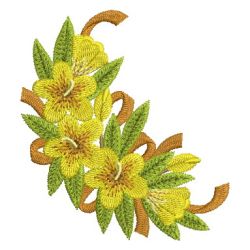 Yellow Jasmine 02 machine embroidery designs