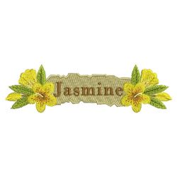 Yellow Jasmine 05 machine embroidery designs