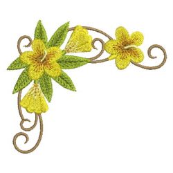 Yellow Jasmine 06 machine embroidery designs
