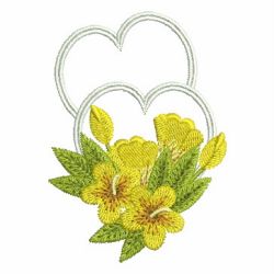 Yellow Jasmine 08 machine embroidery designs