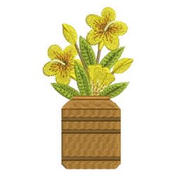 Yellow Jasmine 09 machine embroidery designs