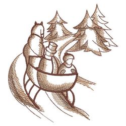 Toile Christmas Scene 10(Md)