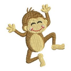Playful Monkeys machine embroidery designs