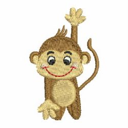 Playful Monkeys 03 machine embroidery designs