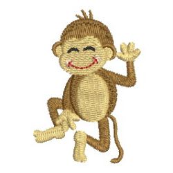 Playful Monkeys 06 machine embroidery designs