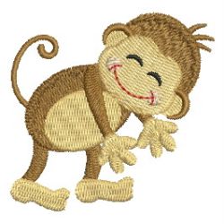 Playful Monkeys 09 machine embroidery designs