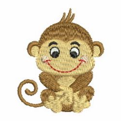 Playful Monkeys 11 machine embroidery designs