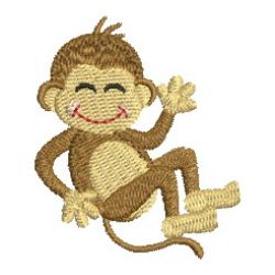Playful Monkeys 20 machine embroidery designs