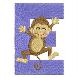Monkey Alphabets Uppercase 05
