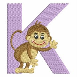 Monkey Alphabets Uppercase 11