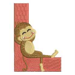Monkey Alphabets Uppercase 12 machine embroidery designs