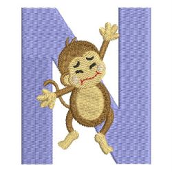 Monkey Alphabets Uppercase 14