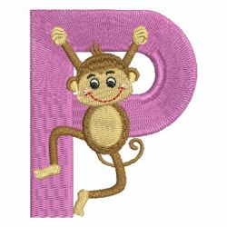Monkey Alphabets Uppercase 16