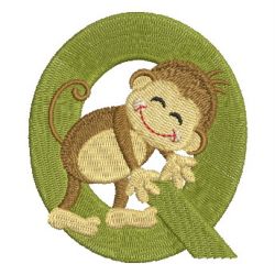 Monkey Alphabets Uppercase 17