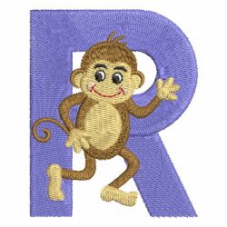 Monkey Alphabets Uppercase 18