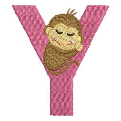 Monkey Alphabets Uppercase 25