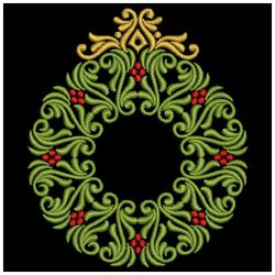 Satin Christmas Ornaments 03(Md) machine embroidery designs