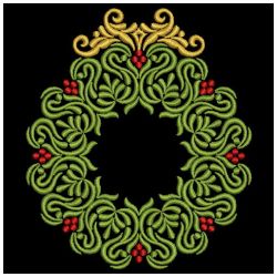 Satin Christmas Ornaments 04(Lg) machine embroidery designs
