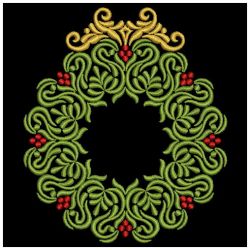 Satin Christmas Ornaments 04(Sm) machine embroidery designs