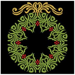 Satin Christmas Ornaments 05(Sm) machine embroidery designs