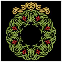 Satin Christmas Ornaments 09(Lg) machine embroidery designs