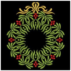 Satin Christmas Ornaments 10(Sm) machine embroidery designs