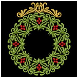 Satin Christmas Ornaments 12(Lg) machine embroidery designs