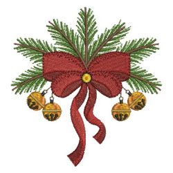 Christmas Bows 01 machine embroidery designs