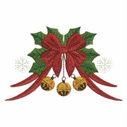 Christmas Bows 04 machine embroidery designs
